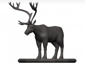 Caribou 3D 模型