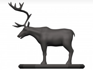 Caribou 3D 模型