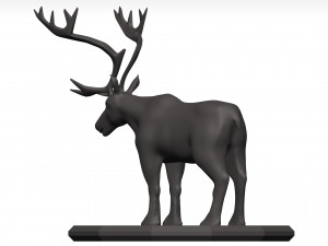 Caribou 3D 模型