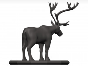 Caribou 3D 模型