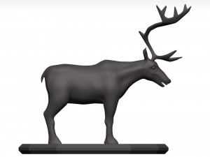 Caribou 3D 模型