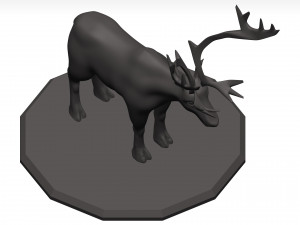 Caribou 3D 模型