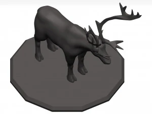 Caribou 3D Model
