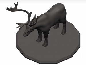 Caribou 3D 模型
