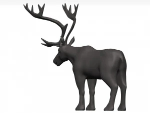 Caribou 3D Model