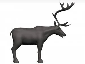 Caribou 3D Model