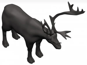 Caribou 3D Model