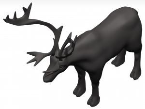 Caribou 3D 模型