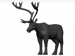 Caribou 3D 模型