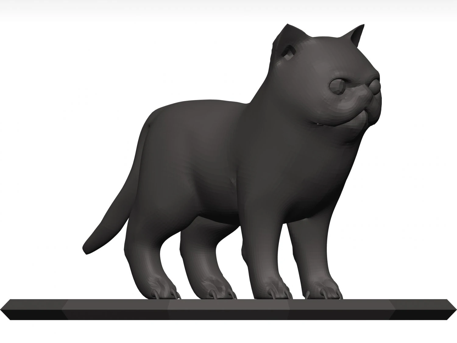 Cat 3D Model .c4d .max .obj .3ds .fbx .stl .blend 