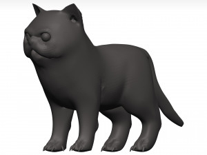 Cat Model 3D