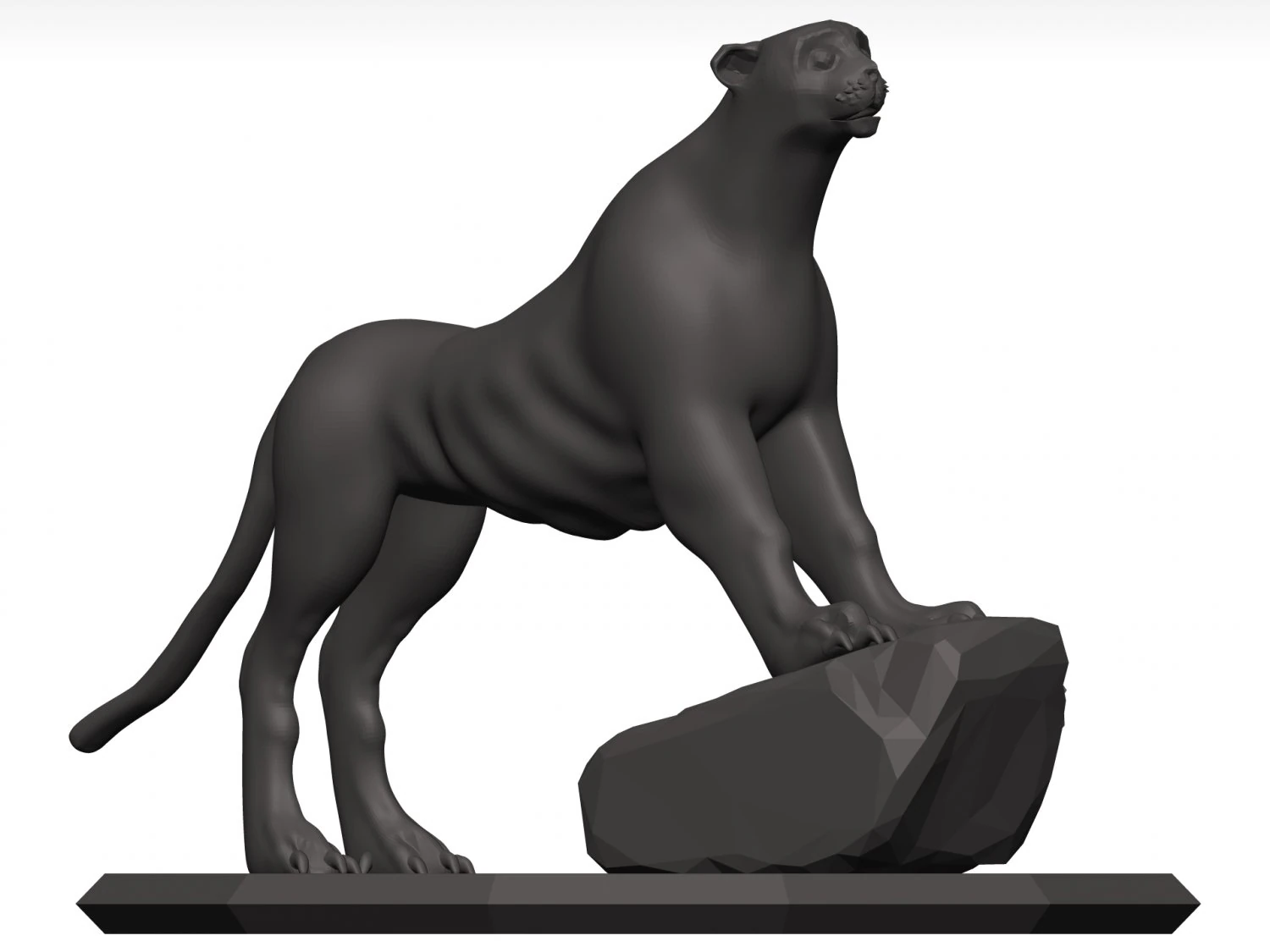 Cheetah 3D Model .c4d .max .obj .3ds .fbx .stl .blend