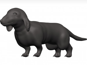 Dachshund 3D Model