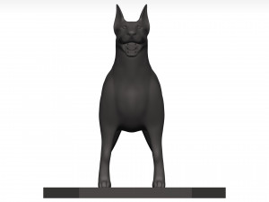 Doberman 3D Model
