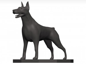 Doberman 3D Model