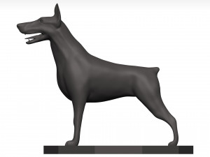 Doberman 3D Model