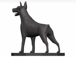 Doberman 3D Model