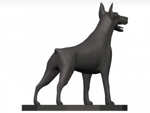 Doberman 3D Model