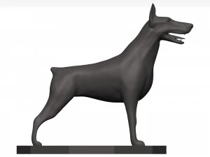 Doberman 3D Model