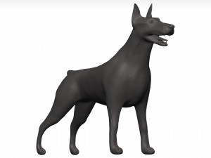 Doberman 3D Model