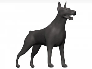 Doberman 3D Model