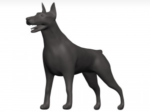 Doberman 3D Model
