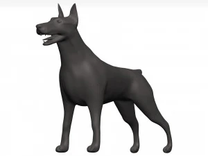 Doberman 3D Model