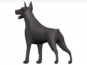 Doberman 3D Model