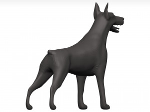 Doberman 3D Model