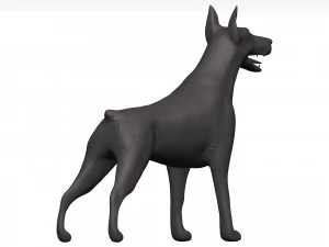 Doberman 3D Model