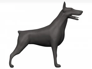 Doberman 3D Model