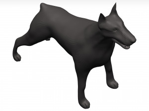 Doberman 3D Model