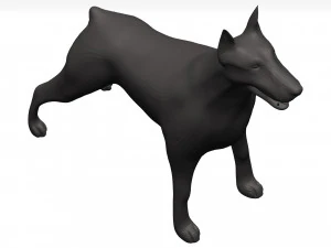 Doberman 3D Model