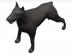 Doberman 3D Model