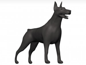 Doberman 3D Model