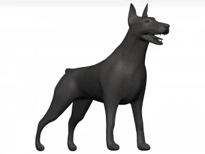 Doberman 3D Model