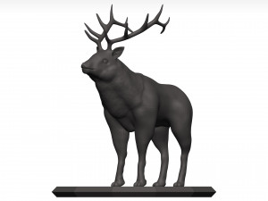 Elk 3Dモデル