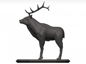 Elk 3Dモデル