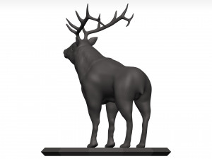 Elk 3Dモデル