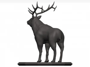 Elk 3D Model
