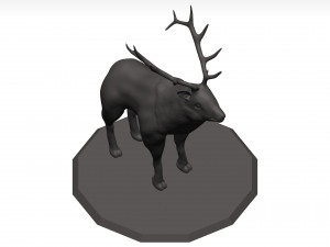 Elk 3Dモデル