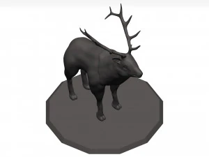 Elk 3D Model
