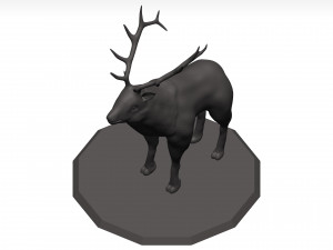 Elk 3Dモデル