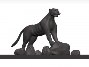 Florida panther 3Dモデル
