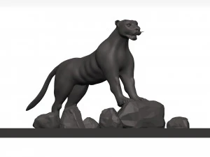 Florida panther 3D Model