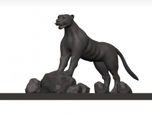 Florida panther 3Dモデル