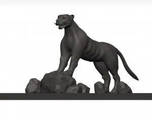 Florida panther 3D Model