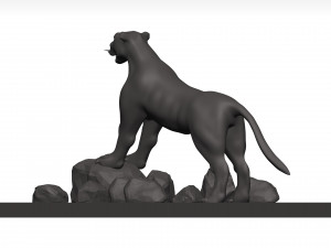 Florida panther 3Dモデル