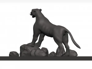 Florida panther 3D Model