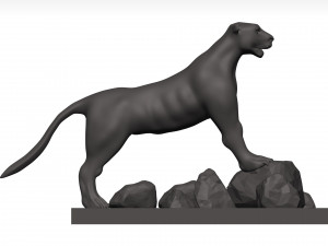 Florida panther 3Dモデル